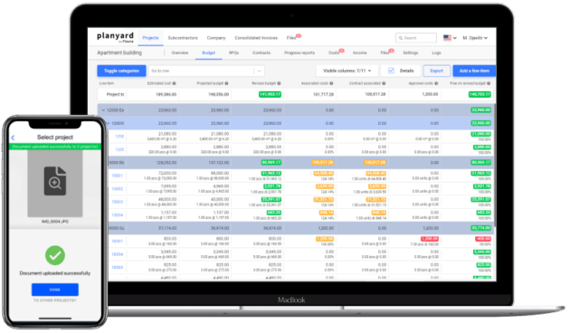 Construction purchase order software
