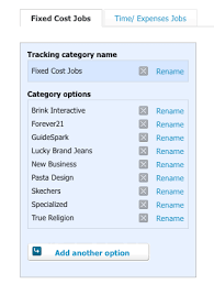 Xero tracking categories