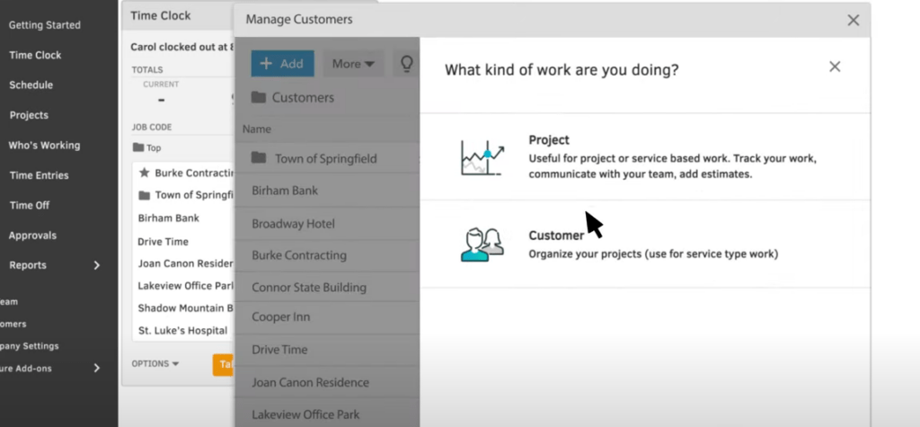 Creating a project on Quickbooks online to track project costs